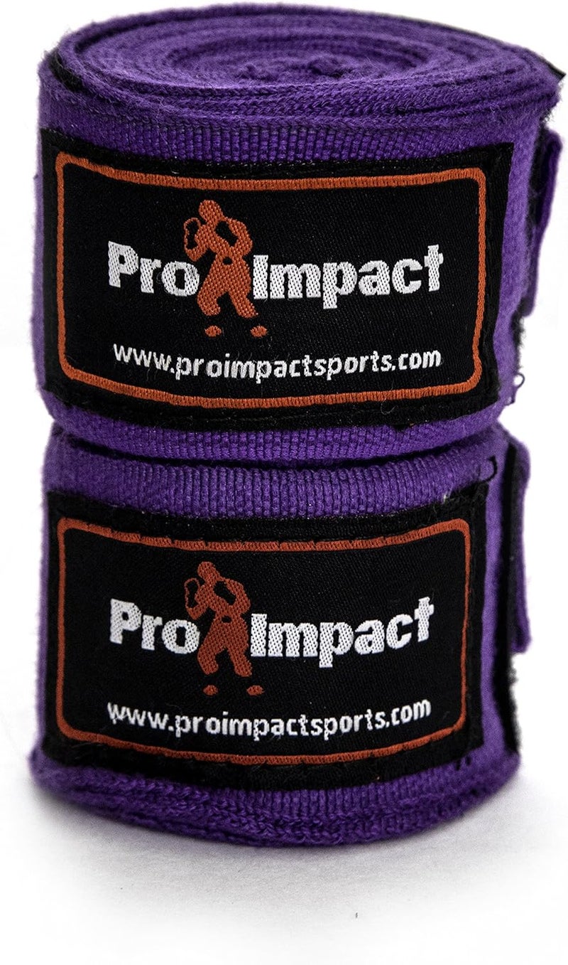 Pro Impact 180 Inch Mexican Style Boxing Hand Wraps – Stretchable Wrist & Knuckle Support for MMA, Muay Thai, Kickboxing, Heavy Bag & Combat Training – Men & Women - Image 2