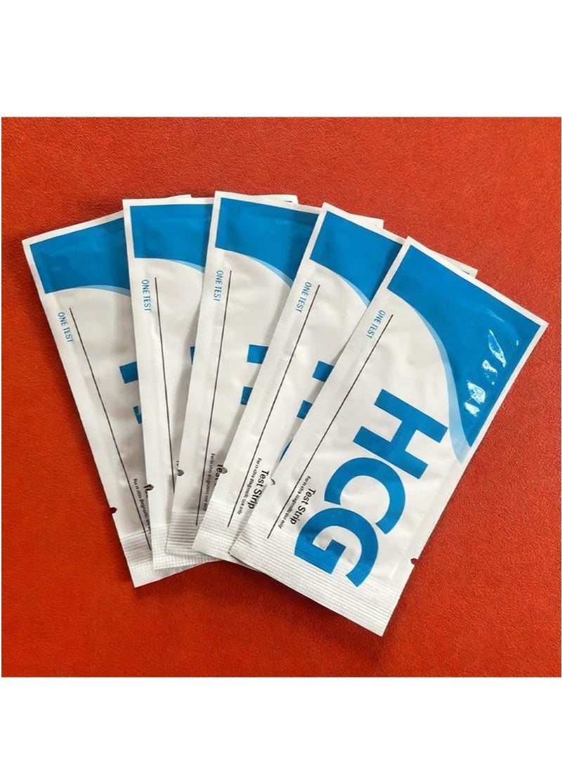 HCG مجموعة من 45 شرائط اختبار الحمل، شرائط اختبار الإباضة السريعة لـ HCG وLH، واختبار منزلي تشخيصي للخصوبة في منتصف الطريق، واختبارات الكشف المبكر السريع عن الحمل. - Image 5
