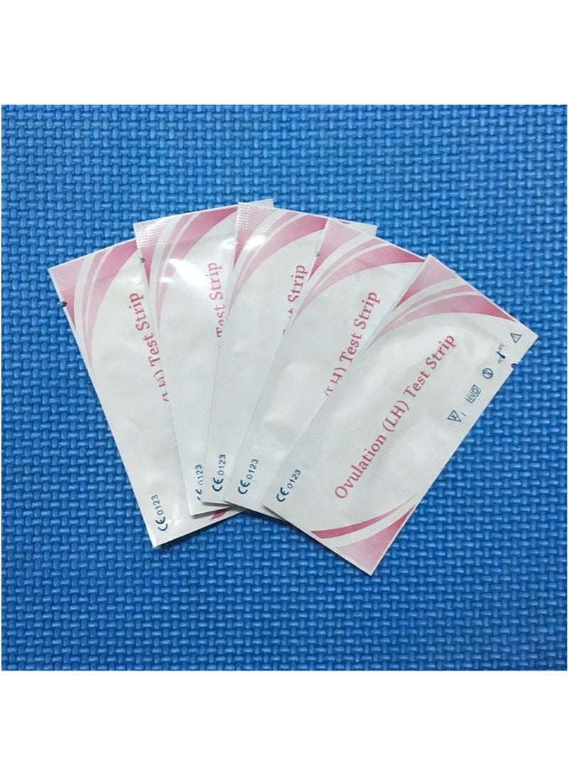 HCG مجموعة من 45 شرائط اختبار الحمل، شرائط اختبار الإباضة السريعة لـ HCG وLH، واختبار منزلي تشخيصي للخصوبة في منتصف الطريق، واختبارات الكشف المبكر السريع عن الحمل. - Image 4