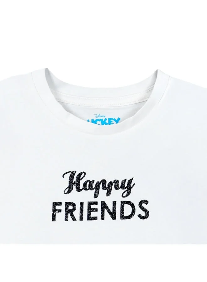 Disney  Disney Mickey & Friends  Girl's Short Sleeve T-Shirt for Women | Best Price UAE