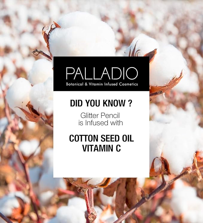 Palladio Glitter Eyeliner Pencil Longlasting Creamy Cosmetic Shimmer Eye Liner Buttery Smooth Tip Professional Makeup Glittery Pencil Sharpenable Brown Sparkle - Image 5