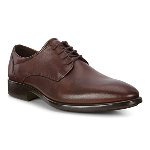 ECCO Men's CITYTRAY Plain Toe Tie Oxford, Brown (COGNAC), 7 US medium - Image 2