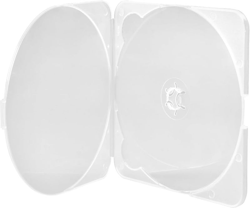 Maxtek Super Slim 38mm Clear DVD Case SpaceSaving Durable Compact CD DVD Bluray Disc Storage 10 - Image 1