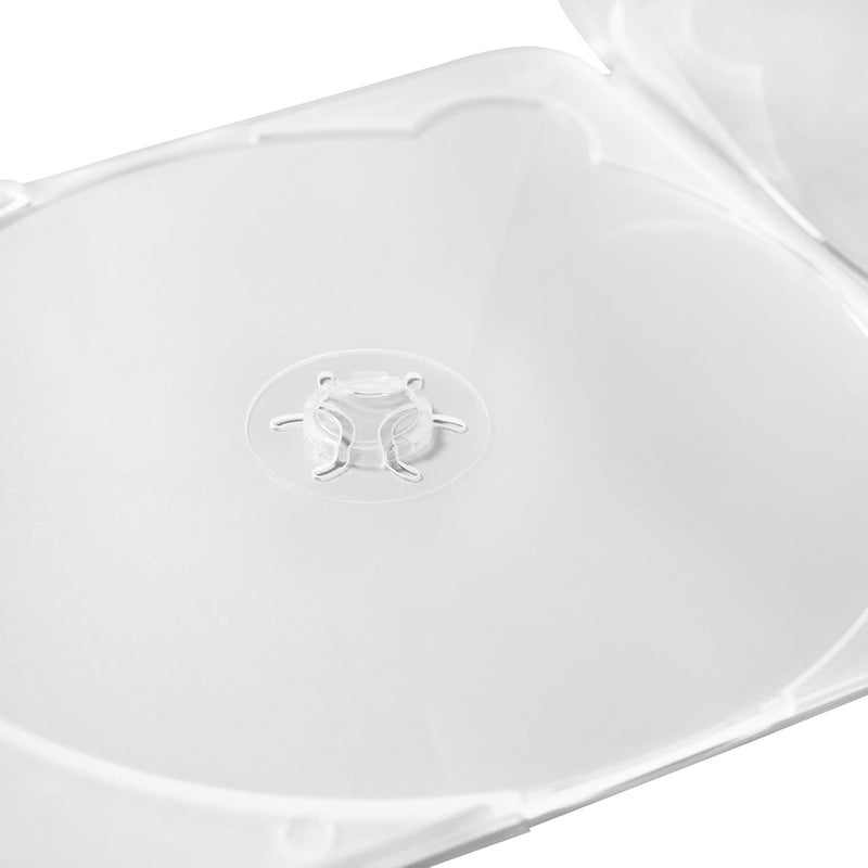 Maxtek Super Slim 38mm Clear DVD Case SpaceSaving Durable Compact CD DVD Bluray Disc Storage 10 - Image 3
