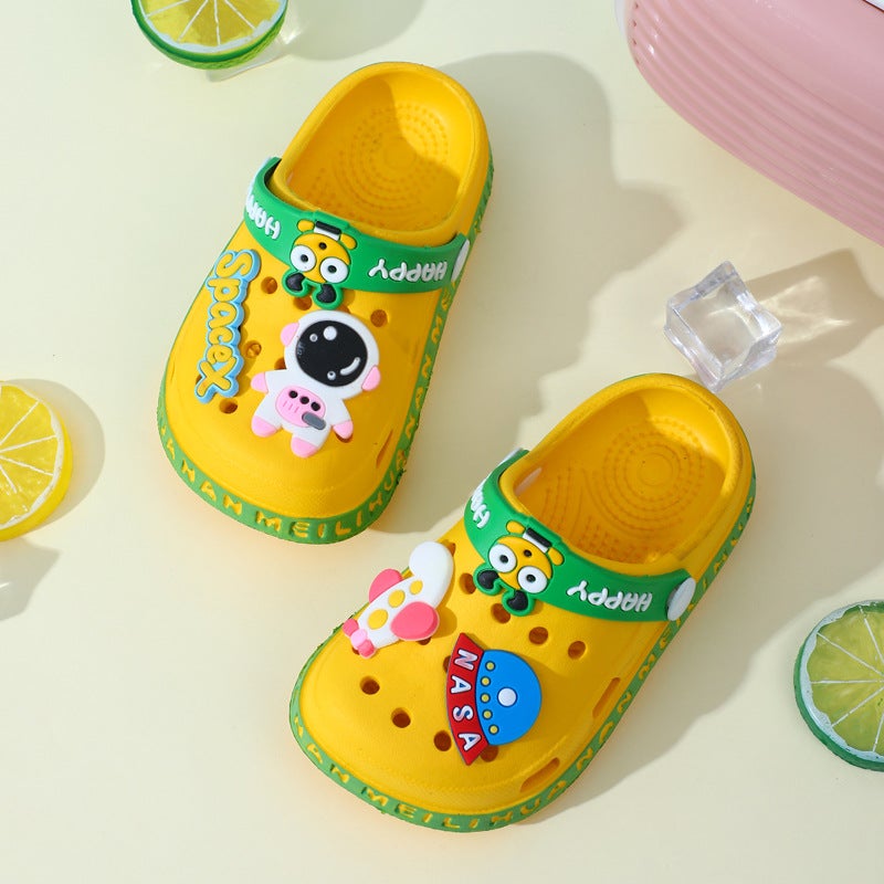 Eva Ultra-Light Boys And Girls Infant Non-Slip Soft Sole Cave Shoes Children Toe Sandals Indoor Anti-Collision Sandals - Image 1