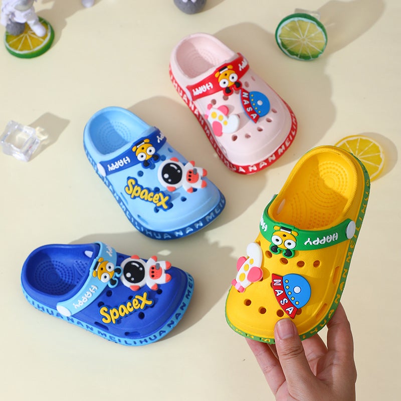 Eva Ultra-Light Boys And Girls Infant Non-Slip Soft Sole Cave Shoes Children Toe Sandals Indoor Anti-Collision Sandals - Image 4