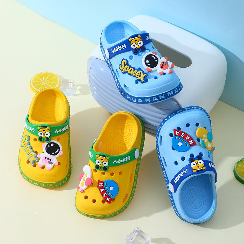 Eva Ultra-Light Boys And Girls Infant Non-Slip Soft Sole Cave Shoes Children Toe Sandals Indoor Anti-Collision Sandals - Image 5