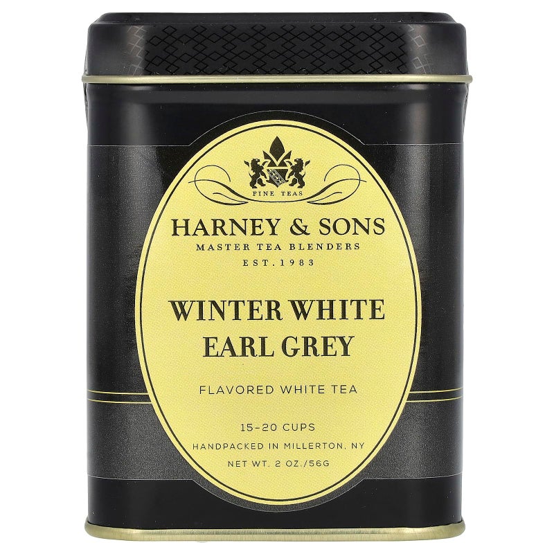 Harney & Sons Winter White Earl Grey Tea, 2 oz loose leaf tea - Image 1