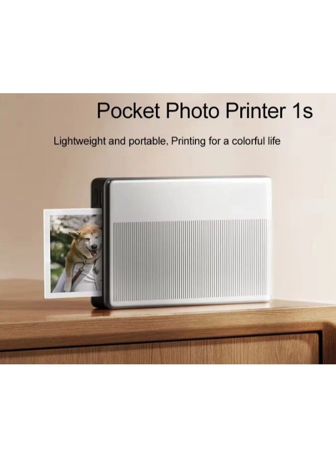 REBENUO Pocket Photo Printer 1s Wireless bluetooth Thermal Print AR Video ZINK Inkless Technology Portable Printing Mi home APP - Image 2