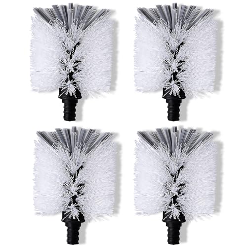 RIMAY Steel Bottle Brush Refills for OXO Stainless Steel Bottle Brush Only, 4 Pack Bottle Brush Replacement Head for Clean Water Bottle, Baby Bottle, Glasswares, Mugs - Image 1