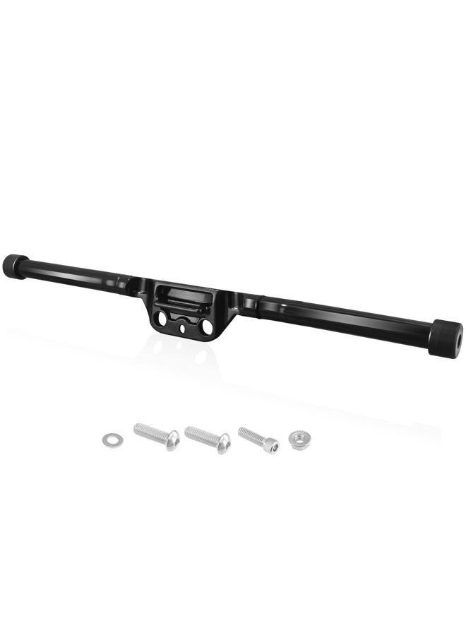 Harvards Chrome Black Engine Guard Front Crash Bar Protector Flat-Out Compatible with 18-25 Softail Low Rider Breakout Fatboy Models - Image 1
