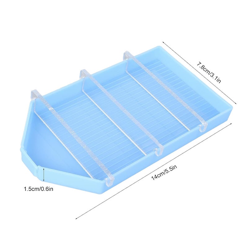 comfrt Bead Sorting Trays Organizer, Diamond Painting Accessories Storage Tray Tools Plate Containers Cross Stitch Nail Art Tray Plate for DIY Art Craft(blue) - Image 2