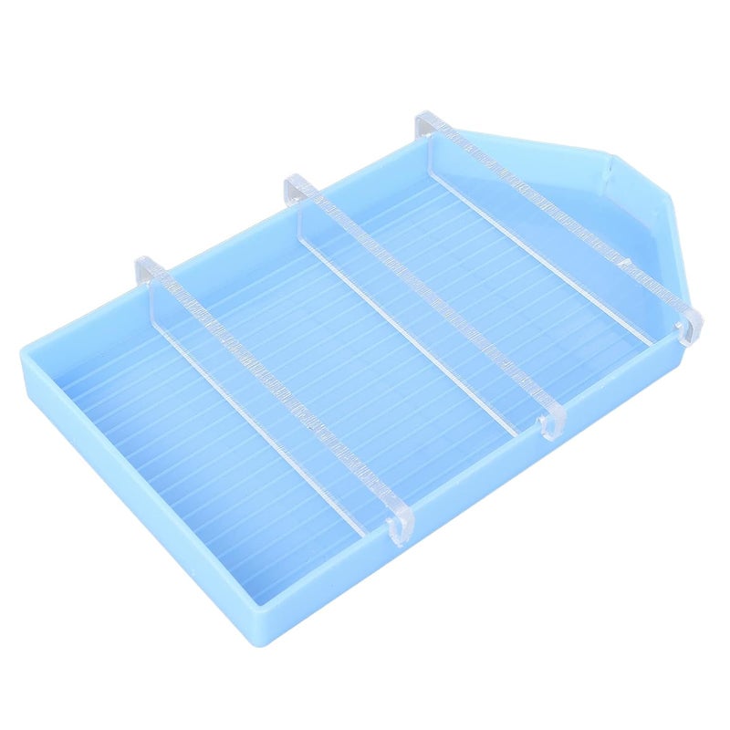 comfrt Bead Sorting Trays Organizer, Diamond Painting Accessories Storage Tray Tools Plate Containers Cross Stitch Nail Art Tray Plate for DIY Art Craft(blue) - Image 1