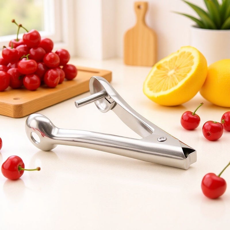 2pcs Reusable Cherry Pitter Hand Operated Fruit Pitter Tool For Rv Camping - Image 1