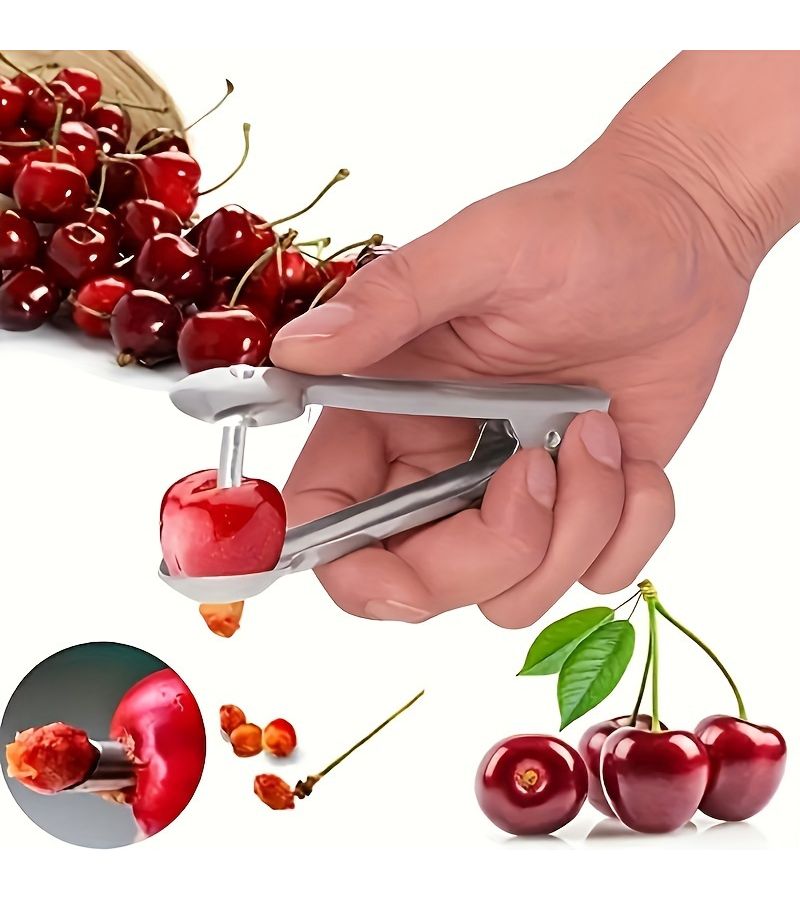 2pcs Reusable Cherry Pitter Hand Operated Fruit Pitter Tool For Rv Camping - Image 4