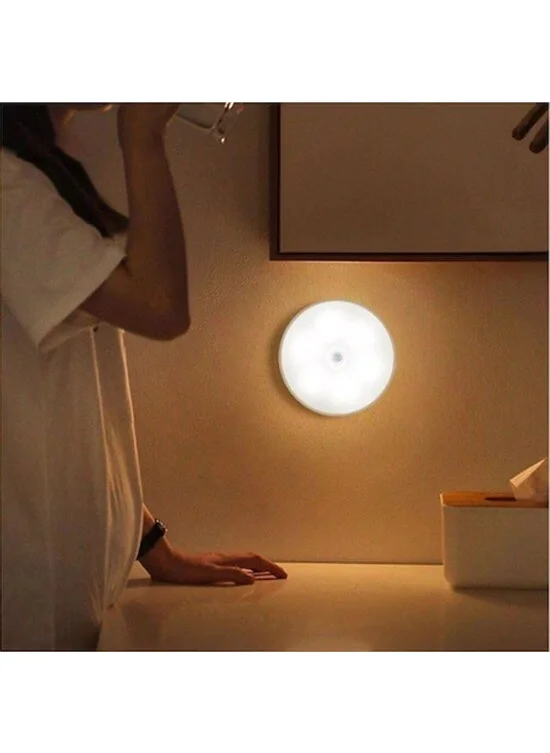 5DM Motion Sensor USB Rechargeable Spot Lamp Magnet and Adhesive Daylight Color LED