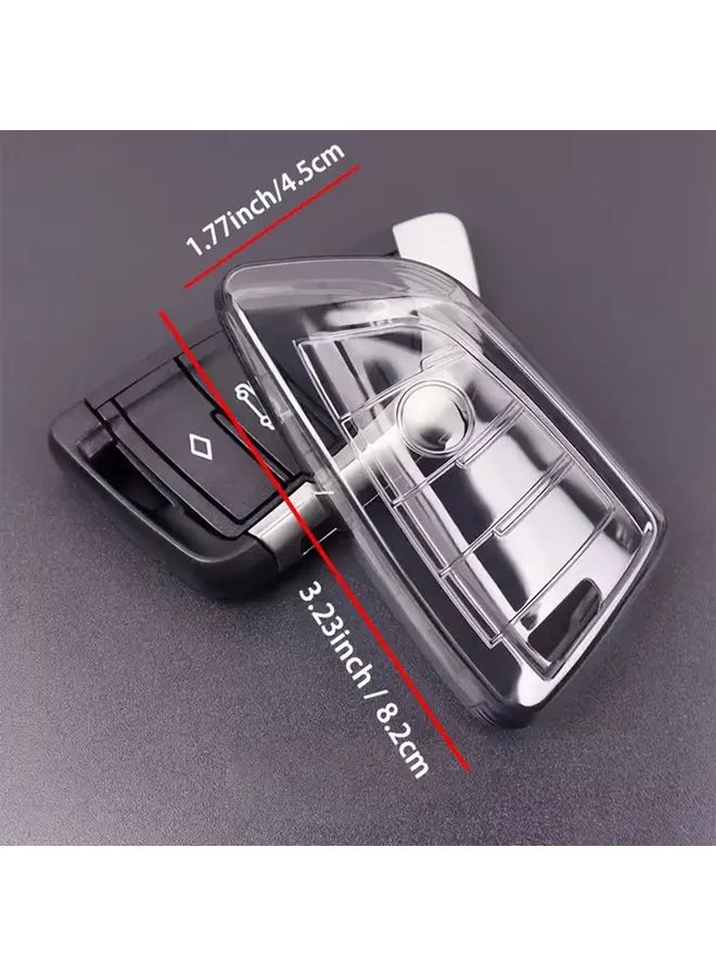 Black Single Shell Ring Pendant Key Cover Compatible With Series 5 3 X3 X1 X5 X6 X2 530Li i3 iX3 - Image 2