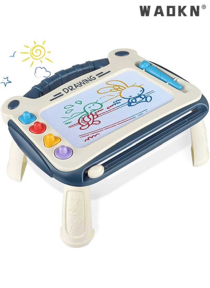 WAOKN Magnetic Drawing Pad & Doodle Board for 1 to 2 Year Old Kids - Educational Learning Toys That Foster Creativity & Fine Motor Skills for 1, 2, & 3 Year Olds - Perfect Gift for Little Explorers' Birthdays & Developmental Milestones  - Image 1