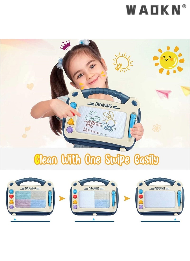 WAOKN Magnetic Drawing Pad & Doodle Board for 1 to 2 Year Old Kids - Educational Learning Toys That Foster Creativity & Fine Motor Skills for 1, 2, & 3 Year Olds - Perfect Gift for Little Explorers' Birthdays & Developmental Milestones  - Image 4