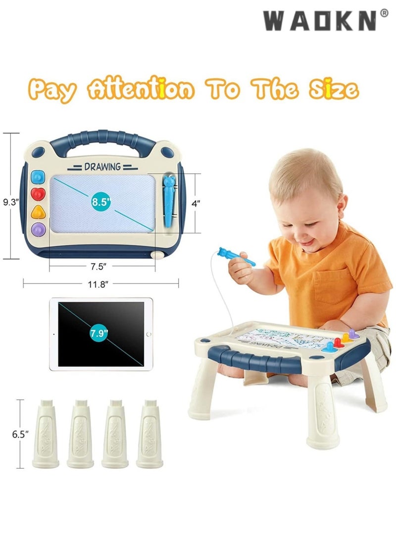 WAOKN Magnetic Drawing Pad & Doodle Board for 1 to 2 Year Old Kids - Educational Learning Toys That Foster Creativity & Fine Motor Skills for 1, 2, & 3 Year Olds - Perfect Gift for Little Explorers' Birthdays & Developmental Milestones  - Image 2