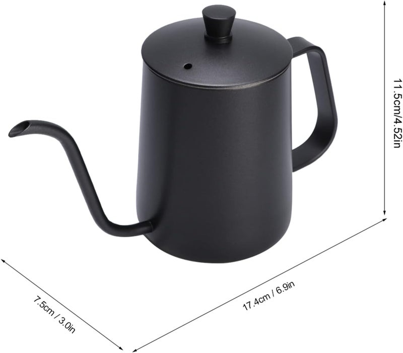 Pilipane Coffee Kettle for Stove Top Premium Gooseneck Kettle Pour Over Coffee Kettle Tea Pot Stovetop Teapot Hot Water Heater for Camping Home Kitchen Stainless Steel Small 350 ml11 Oz - Image 5