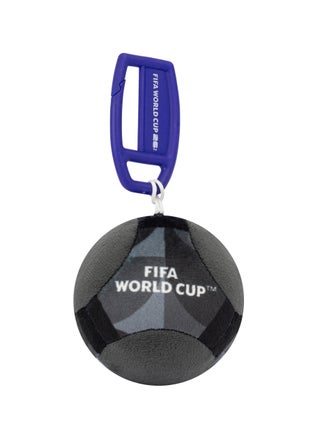 FIFA® World Cup 2026™ 3-Inch  Plush Soccer Ball Keychain Grey color – Soft Collectible for fans - view 3