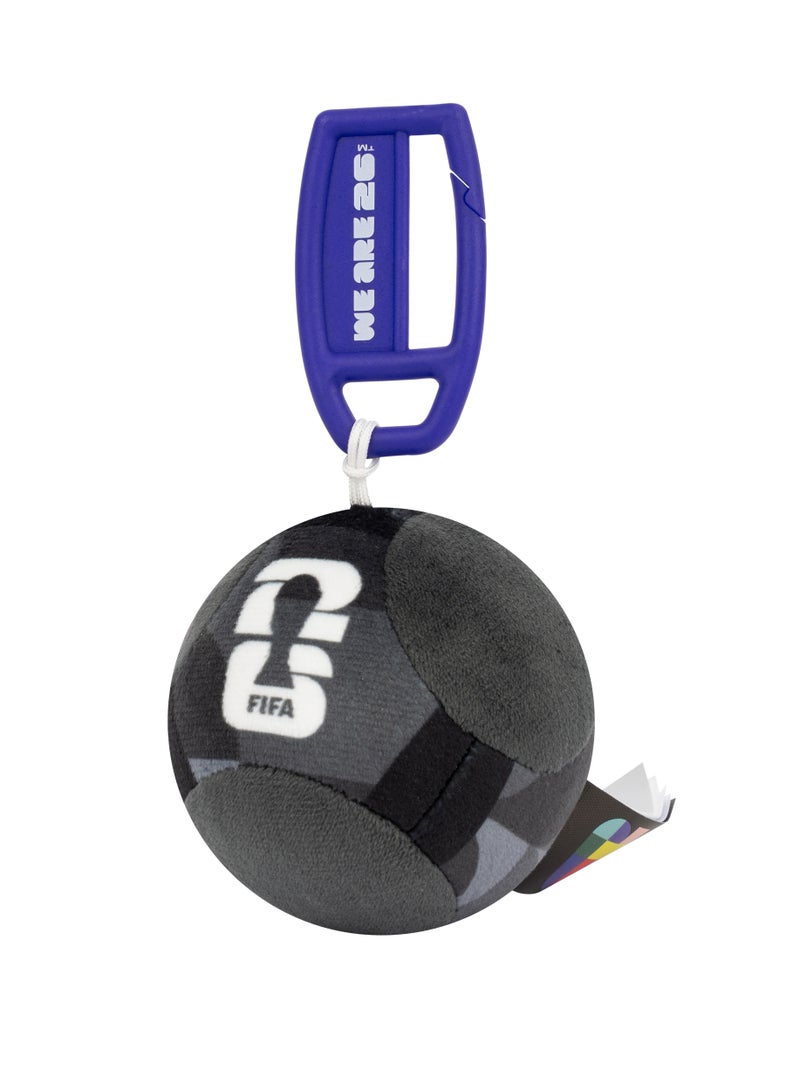Squishmallows FIFA® World Cup 2026™ 3-Inch  Plush Soccer Ball Keychain Grey color – Soft Collectible for fans - Image 2