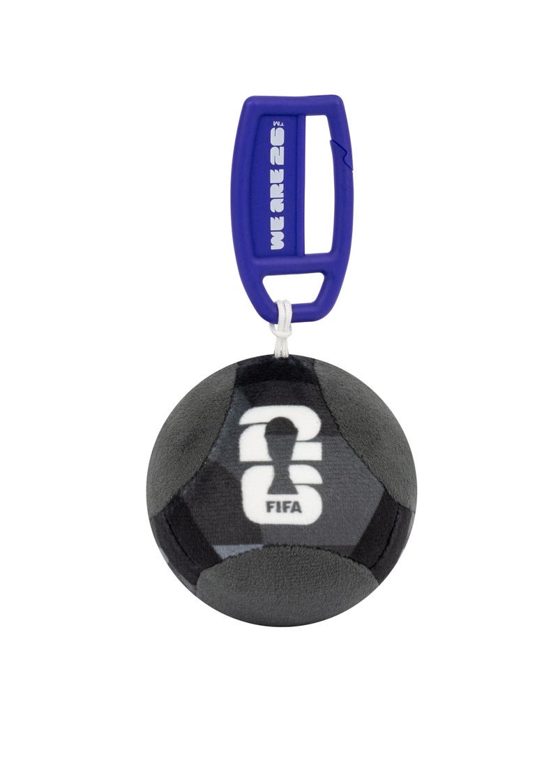 Squishmallows FIFA® World Cup 2026™ 3-Inch  Plush Soccer Ball Keychain Grey color – Soft Collectible for fans - Image 1