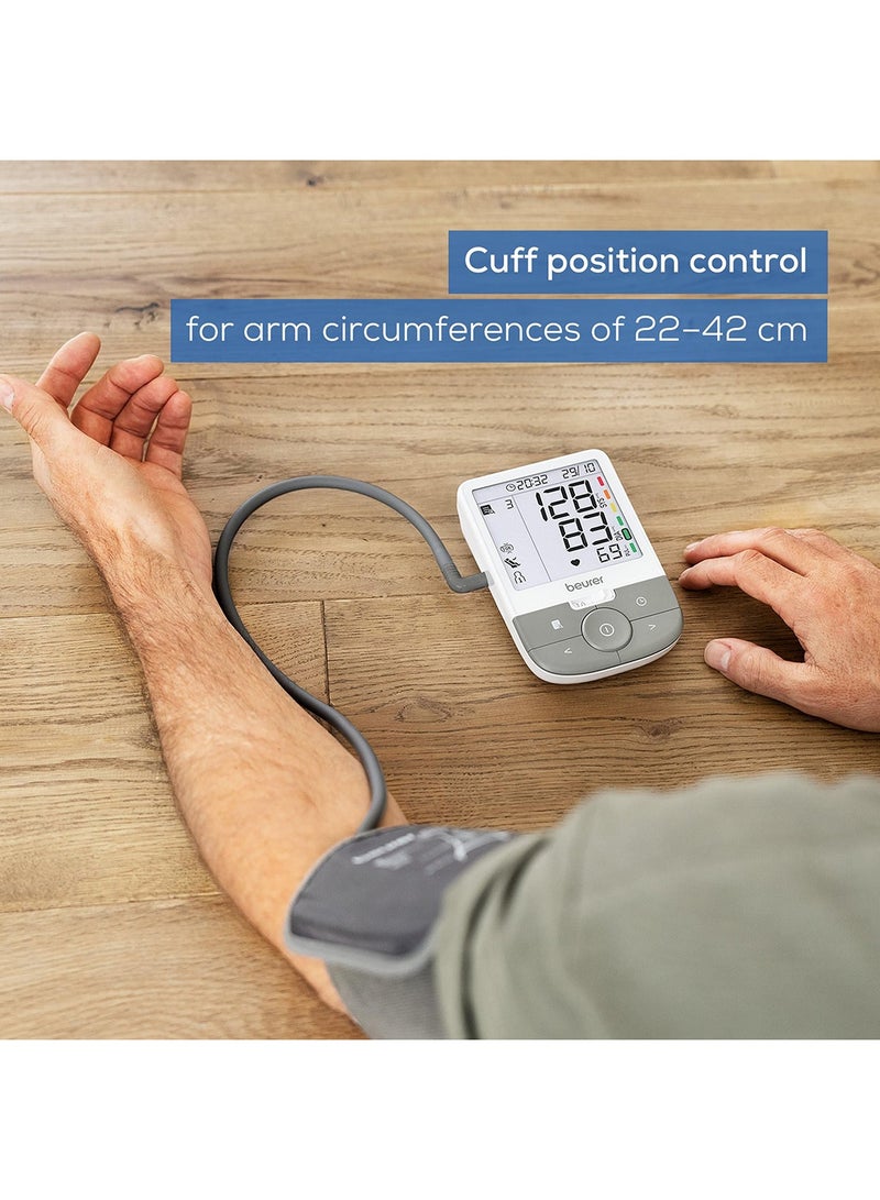 Beurer BM 53 Upper Arm Blood Pressure Monitor Made in Europe AFib Detection for Stroke Prevention Cuff size 22-42 cm Compatible with Apple and Samsung Health App 5 Years Warranty - Image 4