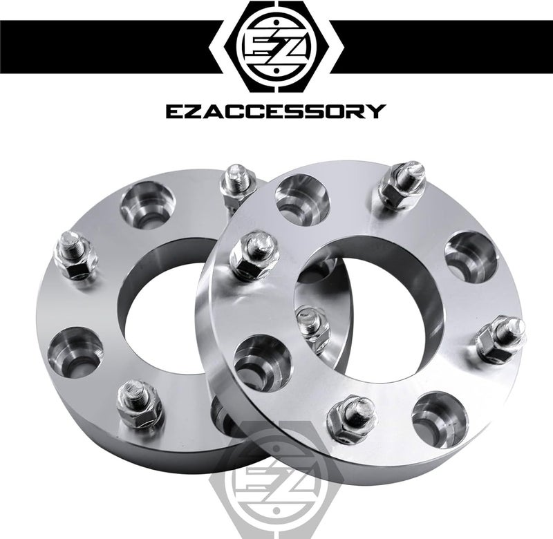 ezaccessory 2 Wheel Adapters Spacers 4x4.25 to 4x4.25 (4x108 to 4x108) Thickness 1 Inch - Image 5