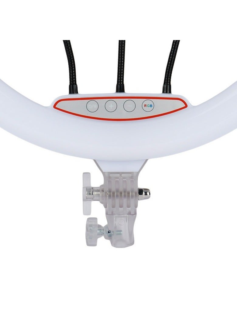 3D-45 RGB Ring Light With 360 Degree Free Rotation Free Adjustment And Eye Protection For Vlogging Reels And Photography - Image 2