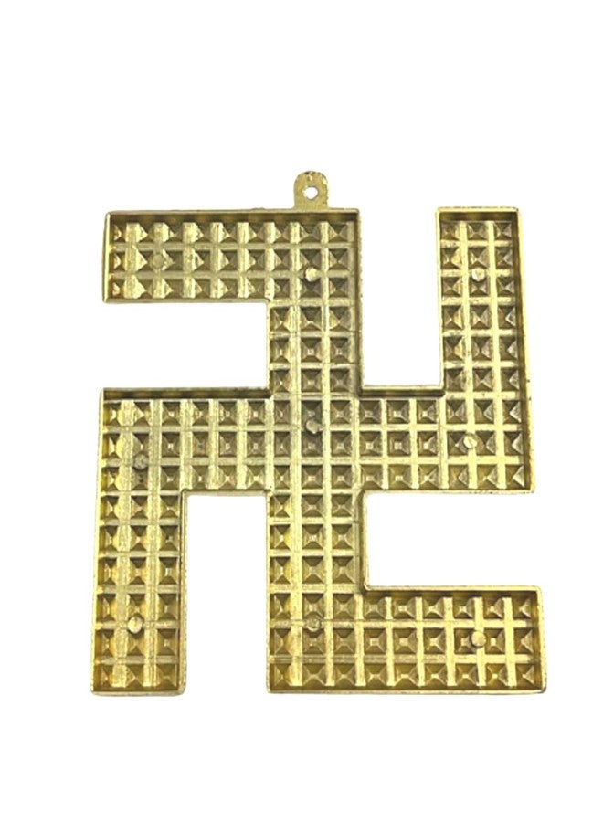 numeroastro Vastu Swastik Pyramid in Ashtadhatu Wall Hanging (4 Inches) (1 Pc) - Image 4