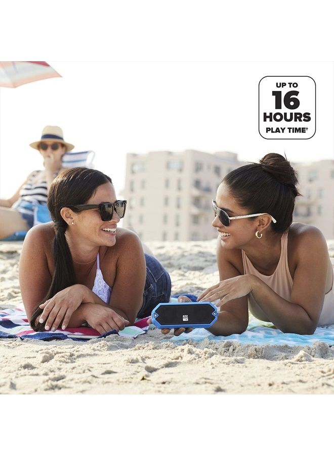 Altec Lansing HydraJolt Wireless Bluetooth Speaker, Waterproof Portable Speakers with Built in Phone Charger and Lights, Everything Proof Outdoor, Shockproof, Snowproof, 16 Hours Playtime (Black) - Image 4