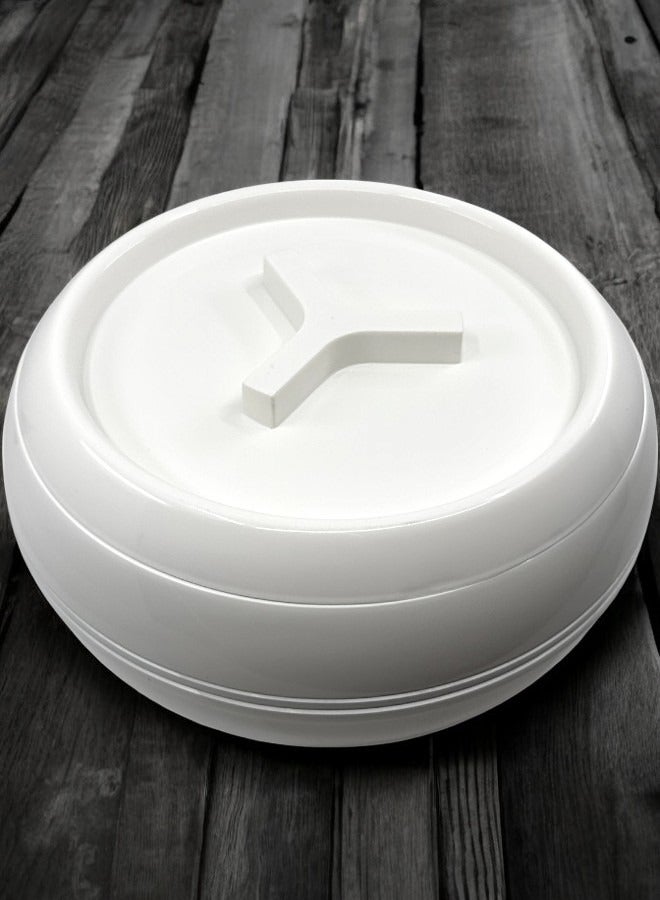 JAYPEE Palazio 2 Piece Food Warmer Insulated Casserole Hot Pot Set White -2500ml each - Image 5