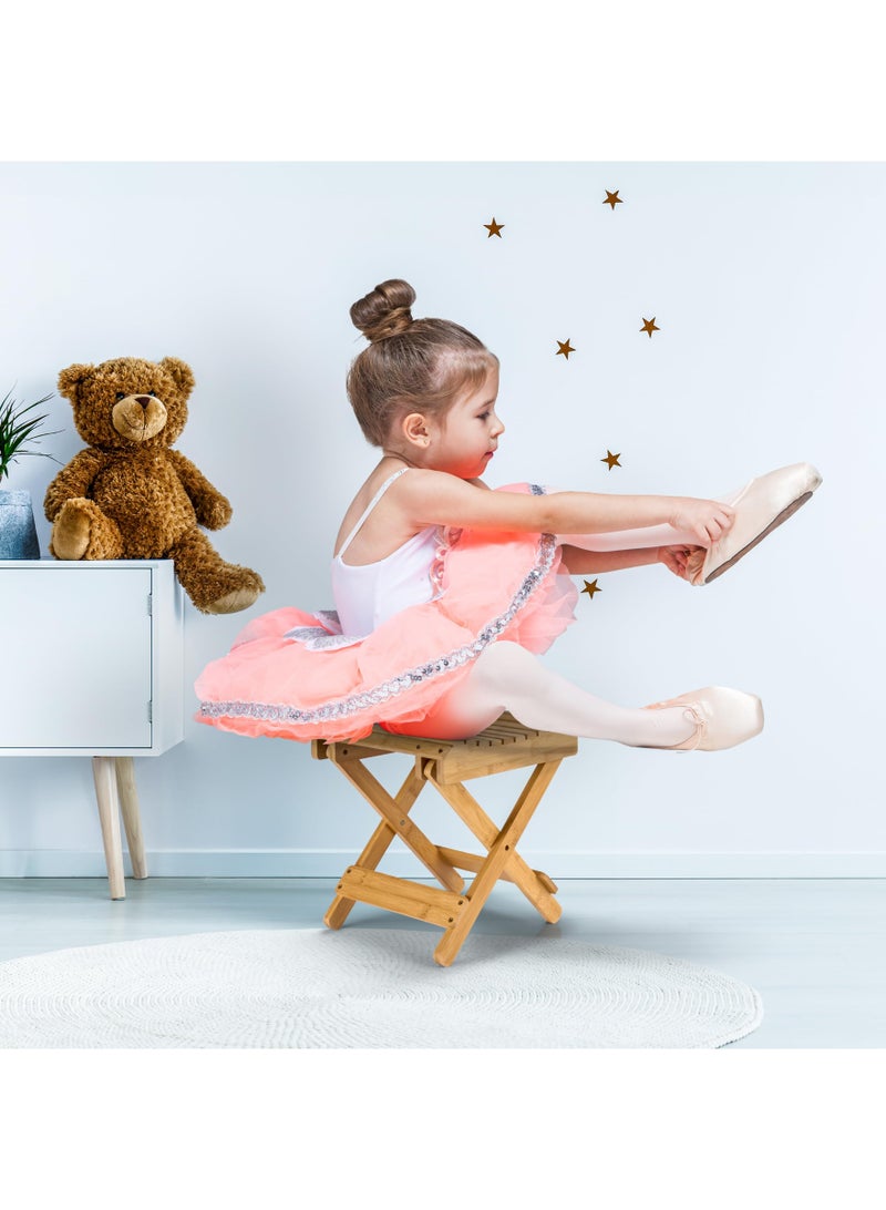 دوغي كرسي الاستحمام القابل للطي من سوربوس – دعامة قدم من الخيزران وكرسي حلاقة للاستحمام الداخلي – كرسي قابل للطي، مقعد استحمام، كرسي ساونا خشبي، دعامة قدم لحمام السباحة - Image 5