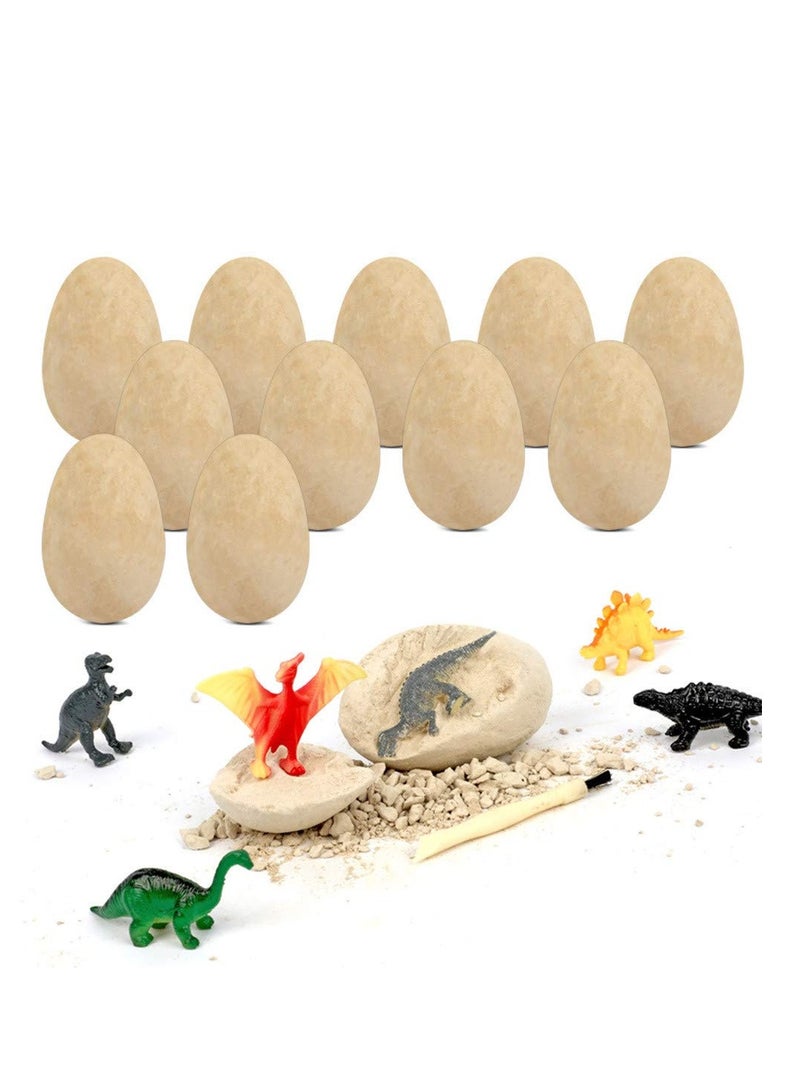 Arabest Dinosaur Eggs Dig Kit 12 Pack Discover 12 Different Dinos Archaeology and Paleontology Toy Dino Egg Excavation Kit STEM Toys for Boys Girls Kids Gift - Image 4