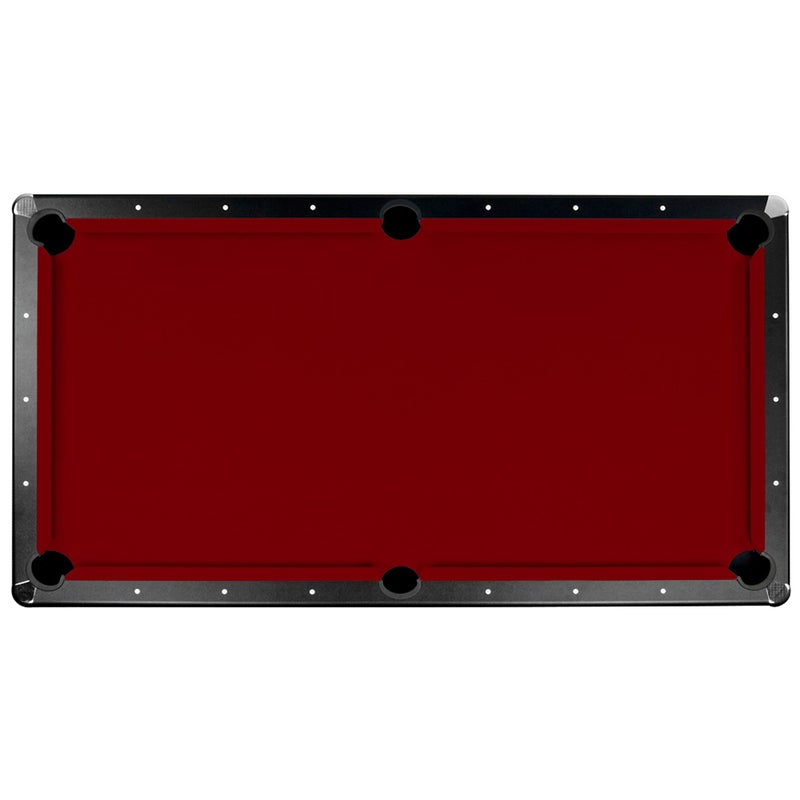 HATHAWAY Championship Saturn II Billiards Cloth Pool Table Felt , Burgundy, 7-Feet - Image 1
