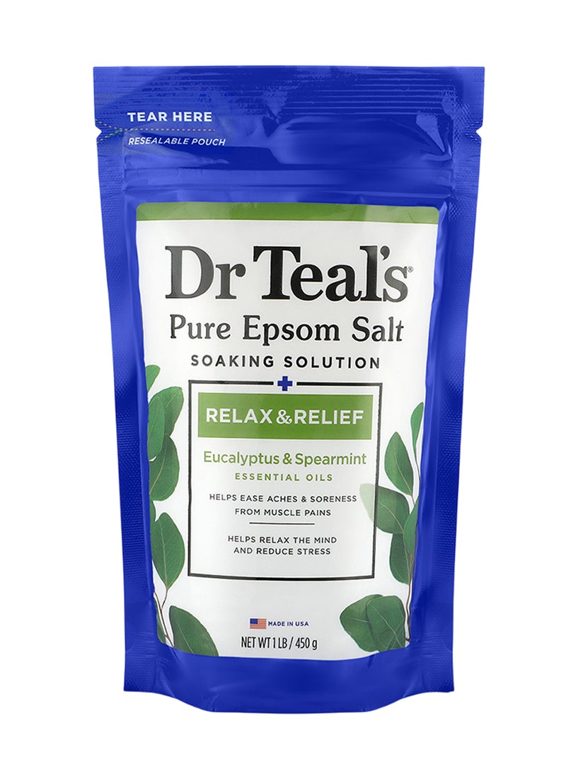 Dr Teal's Epsom Bath Salt - Eucalyptus And Spearmint - Image 1