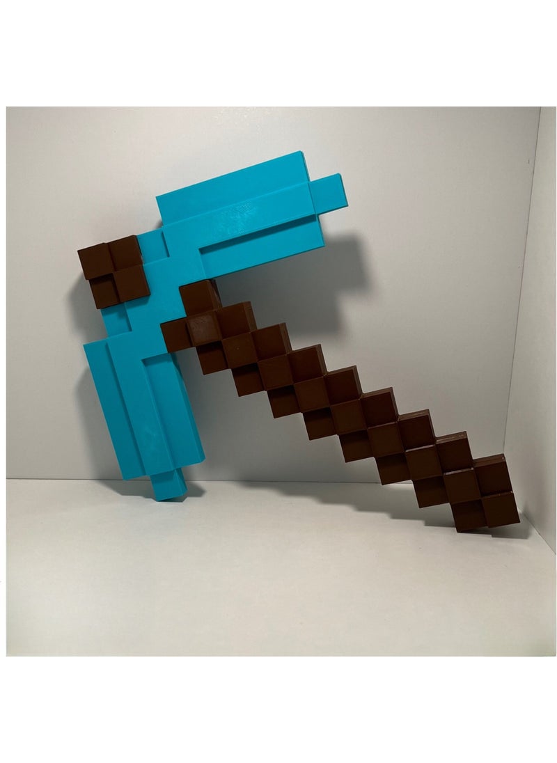 3D Layer Craft - Minecraft Diamond Pickaxe Figure Toy 25 cm - Image 1