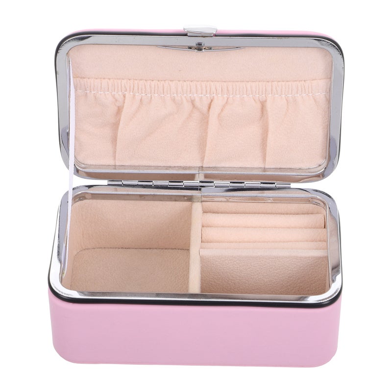 Portable Travel Jewelry Box for Women Small Jewelry Display Organizer for Necklace Earring Display Case for Women Home - Image 1