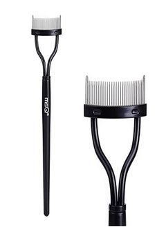 Lash Comb Eyebrow Brush Msq Eyelash Separator Mascara Applicator Eyelash Definer With Comb Cover Arc Designed Cosmetic Brushes Tool Black