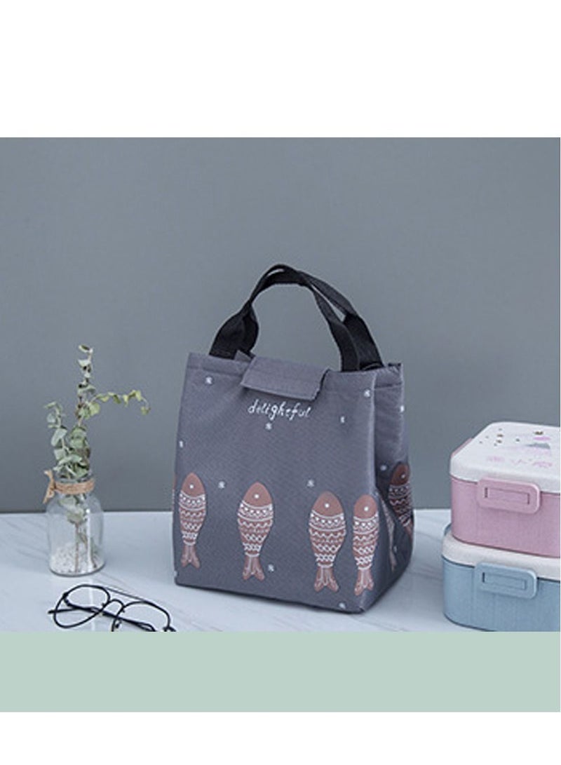 Deo King Oxford Cloth Waterproof Insulation Lunch Box Bag - Image 4
