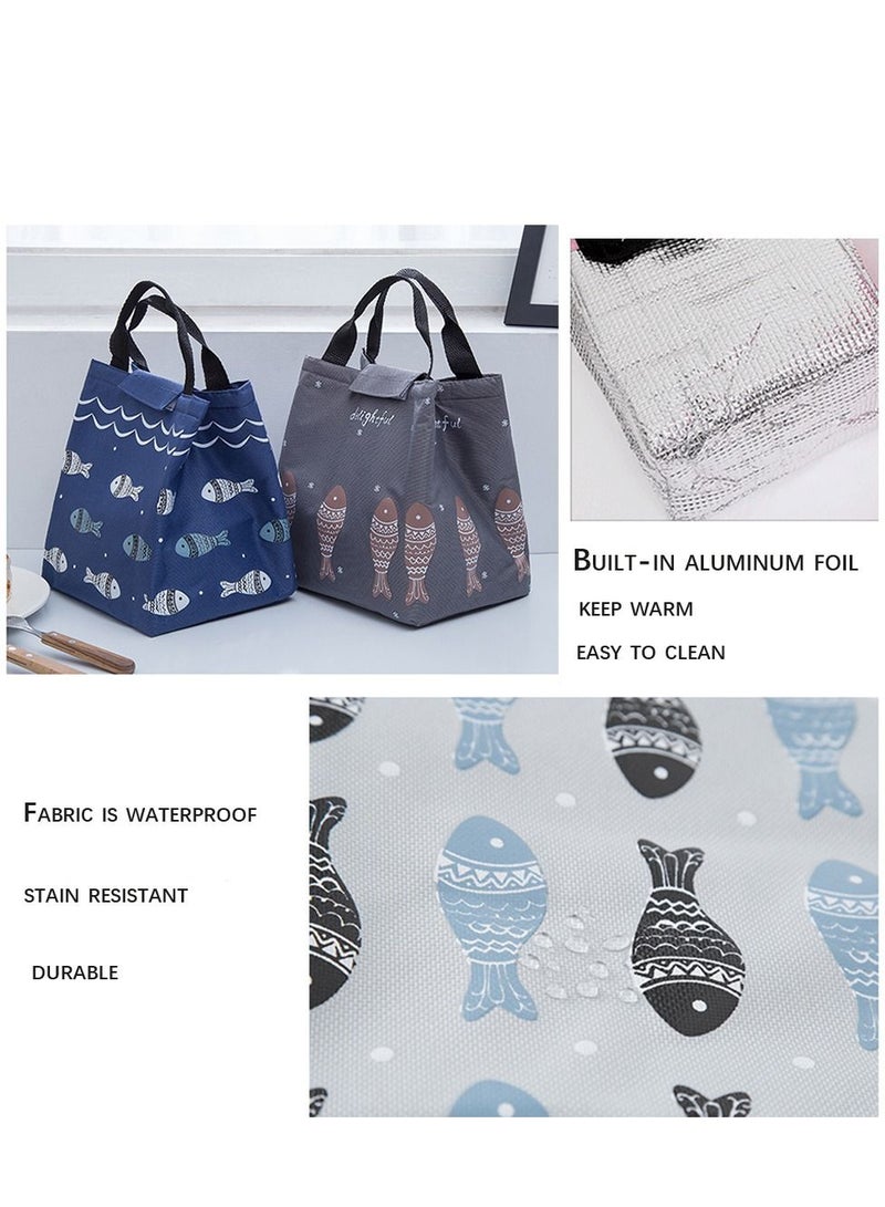 Deo King Oxford Cloth Waterproof Insulation Lunch Box Bag - Image 3