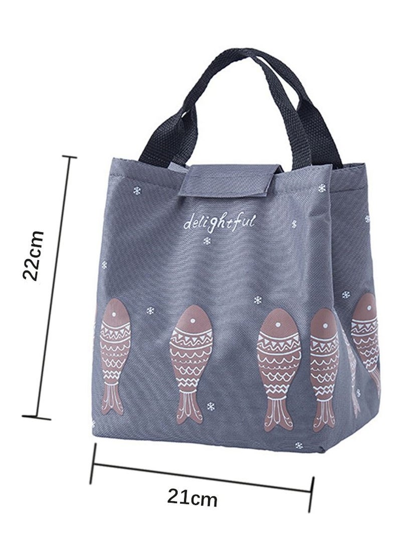 Deo King Oxford Cloth Waterproof Insulation Lunch Box Bag - Image 2