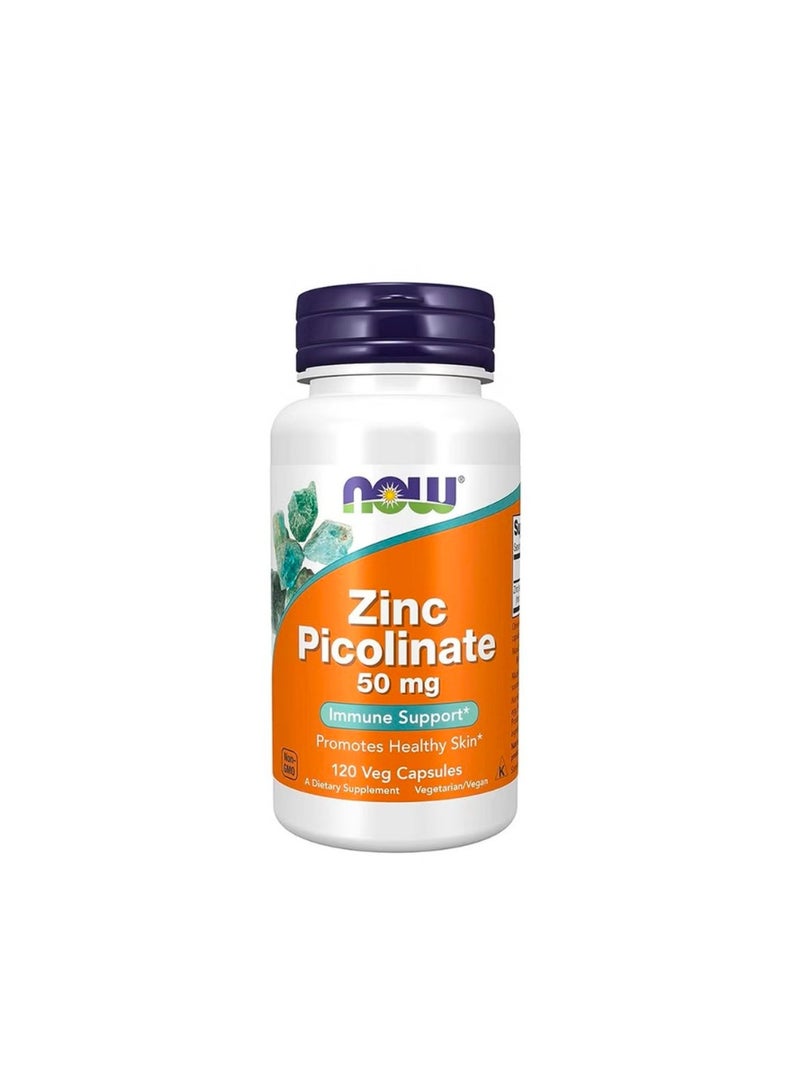 NOW ZINC PICOLINATE 50 MG 120 S