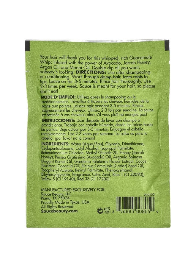 Sauce Beauty Sauce Beauty, Deep Moisture Hair Mask, Guacamole Whip, 1 fl oz (30 ml)  - Image 2