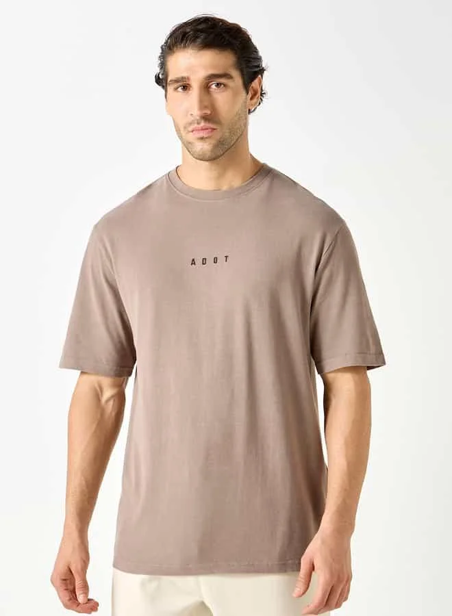 ADOT by Splash Graphic Print T-shirt with Short Sleeves