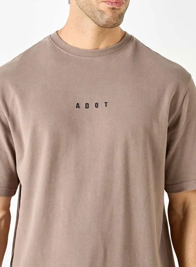 ADOT by Splash Graphic Print T-shirt with Short Sleeves