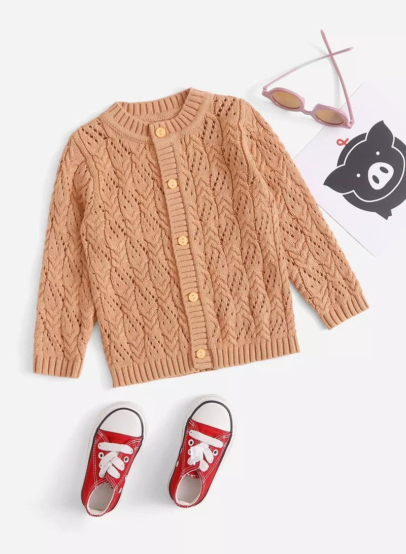 Baby Unisex Button Front Cardigan  - Image 1