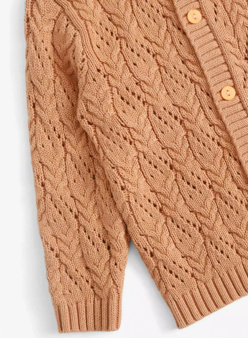 Baby Unisex Button Front Cardigan  - Image 4